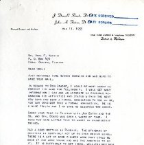 Letter to Orel F. Martin from J. Donald Sheets