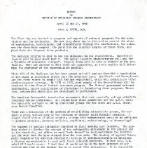 Report on the Meeting of Speciality College Secretaries