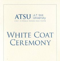 ASHS-PSA White Coat Ceremony Program
