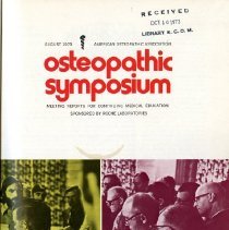 Osteopathic Symposium, Vol. 1, No. 1-4