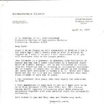 Correspondence between John Denslow and Richard Gibson