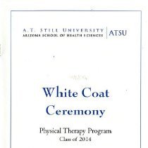 ASHS-PT White Coat Ceremony Program