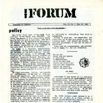 KCOS Forum Vol. 2 No. 1