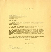 Letter to Robert Kaman from John Denslow
