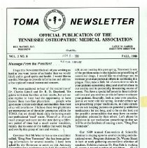 TOMA Newsletter, Vol. 2, No. 8