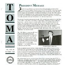 TOMA Newsletter, Vol. 9, No. 29