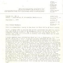South Dakota Society of Osteopathic Physicians and Surgeons Newsletter, Vol