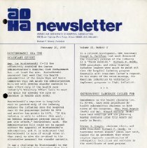AOHA Newsletter, Vol. IX, No. 3