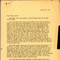 Letter to Mother and Dad from John Denslow