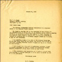 John Denslow Correspondence