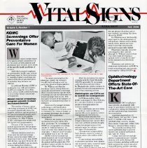 Vital Signs, Vol. 1, No. 1