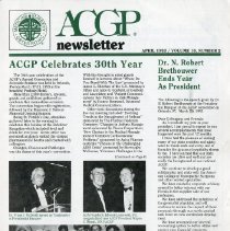 ACGP Newsletter, Vol. 10, No. 2