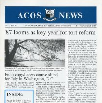 ACOS News, Vol. 25, No. 4-5