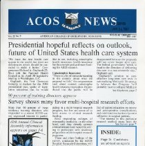 ACOS News, Vol. 25, No. 9