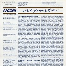 AACOM Reports, Vol. 3, No. 2