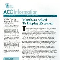 ACOInformation, Vol. 5, No. 1
