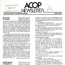 ACOP Newsletter