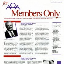 For AOA Members Only, Vol. 3, No. 3