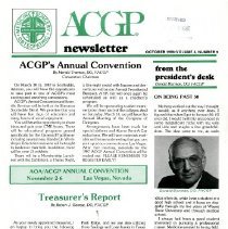 ACGP Newsletter, Vol. 3, No. 9