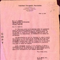 Letter to R. N. MacBain from Chester Swope