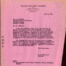 Letter to R. N. MacBain from Chester Swope