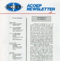 ACOEP Newsletter, Vol. 18, No. 4
