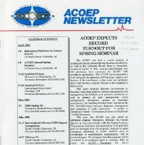 ACOEP Newsletter, Vol. 19, No. 2