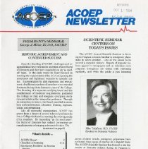 ACOEP Newsletter, Vol. 19, No. 4