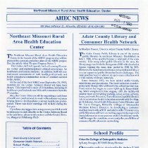 AHEC News, Vol. 1, No. 1