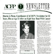 ACOFP Newsletter, Vol. 13, No. 5