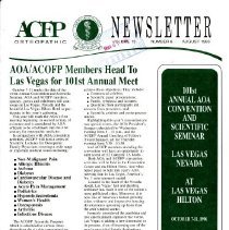 ACOFP Newsletter, Vol. 13, No. 6