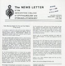 The OCOO News Letter, Vol. XXVI, No. 2