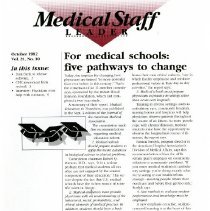 Medical Staff Leader, Vol. 21, No. 10