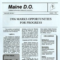 Maine D.O., Vol. 22, No. 1