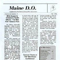 Maine D.O., Vol. 22, No. 4