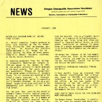 Oregon Osteopathic Association Newsletter