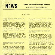 Oregon Osteopathic Association Newsletter
