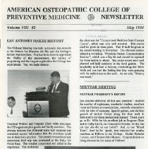 AOCPM Newsletter, Vol. VIII, No. 2