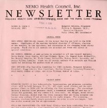 NEMO Health Council, Inc. Newsletter, Vol. 2, No. 2