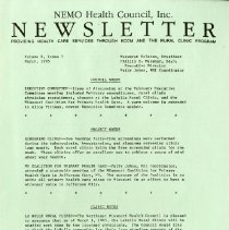 NEMO Health Council, Inc. Newsletter, Vol. 2, No. 3