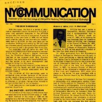 NYCOMMUNICATION, Vol. 1, No. 1