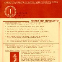 American College of Osteopathic Pediatricians Newsletter