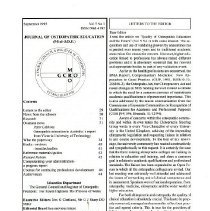 Journal of Osteopathic Education, Vol. 5, No. 3