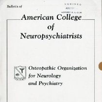 Bulletin of American College of Neuropsychiatrists, Vol. XXXV, Issue 2
