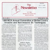 The Newsletter of the MOA, Vol. 12, No. 2