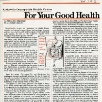 For Your Good Health