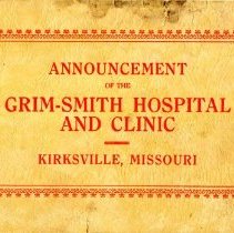 Grim-Smith Hospital and Clinic Announcement Booklet