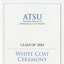 ASDOH White Coat Ceremony Program