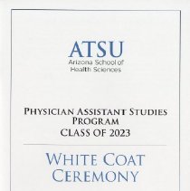 ASHS-PSA White Coat Ceremony Program