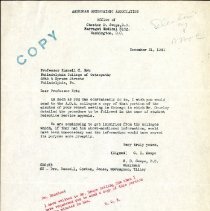 Letter to Russell Erb from Chester Swope